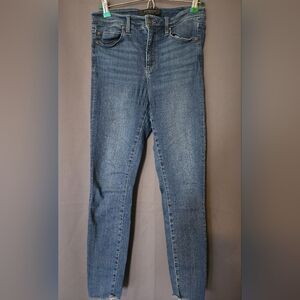 Liverpool Los Angeles Jean Co., Women's Size 8 Liverpool Skinny Blue Denim Jeans